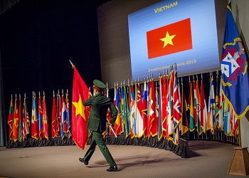 International Military Student Flag Ceremony